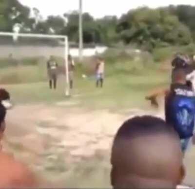 Just a normal soccer game in Chicago 🙂