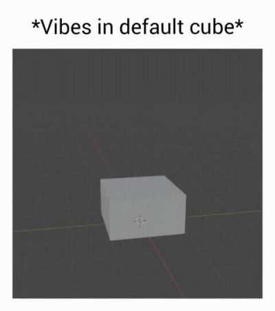 When you don't delete the default cube and actually use it in your project