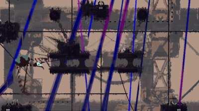 Suddenly, a laser disco party