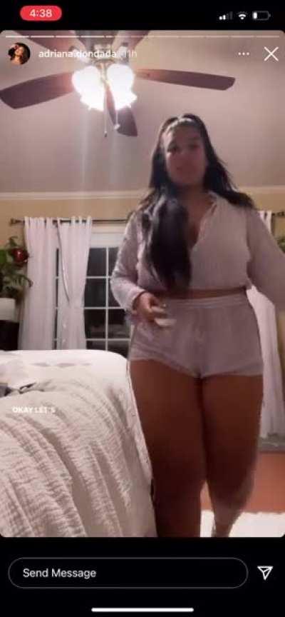 Imagine her in your house half naked