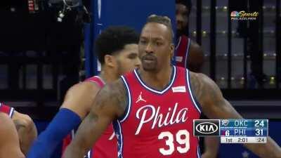 [Highlight] Dwight Howard throws it down and draws the foul