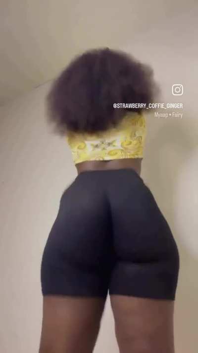 Ebony twerk motion
