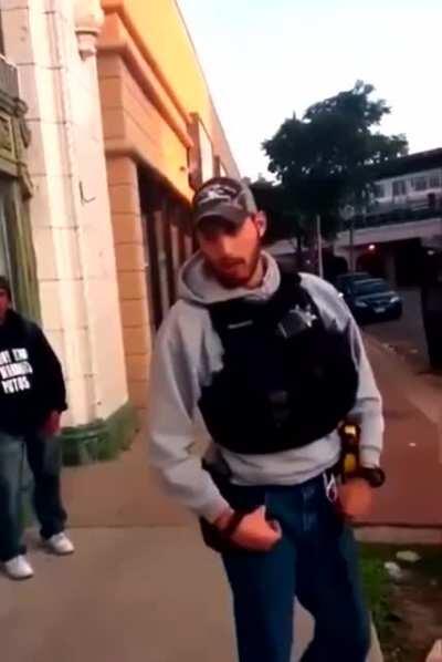 Hey officer, don't break the law.