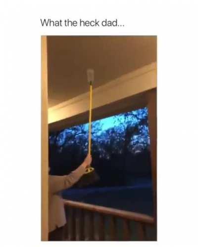 Not dad's first rodeo