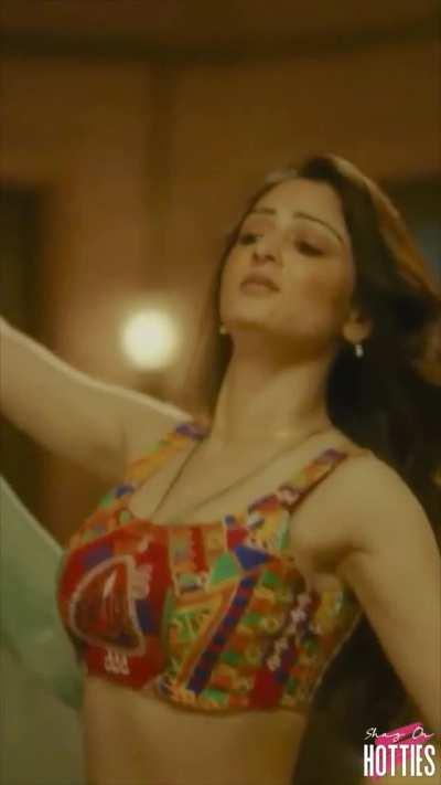 Sandeepa Dhar Part 2 :- Her Seduction Dance and in end Lucky Man Motorboating her Tits. Surely not the first or last time her tits got motorboated in set anyways