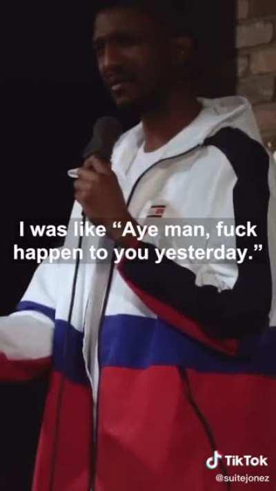 Man crucifies himself in front of crowd