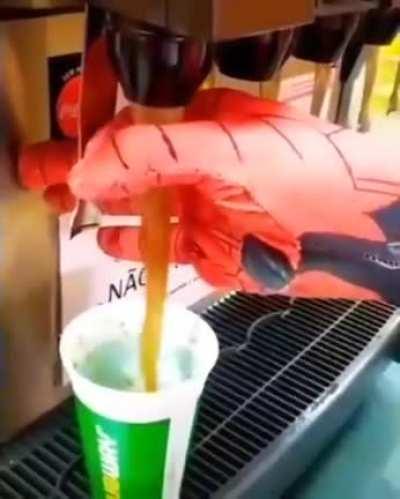 Spooderman moments before his retirement