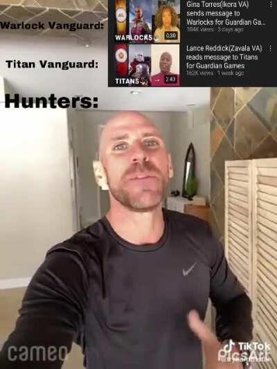 Jonny Sins will be stepping in as the new hunter vanguard