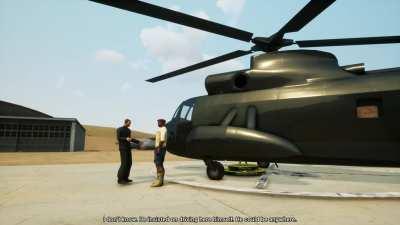 Guess the Heli is outta here too