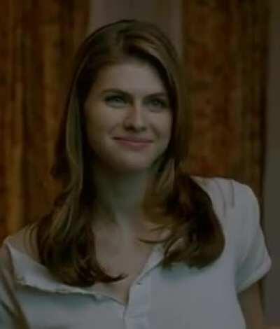 Alexandra Daddario Smirk :True Detective