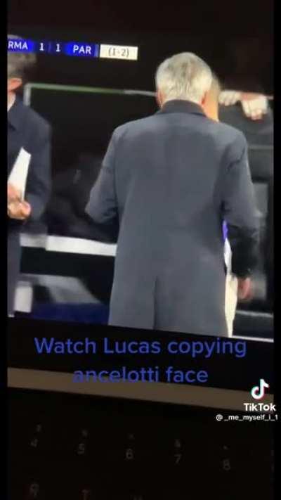 He did the pose and everything