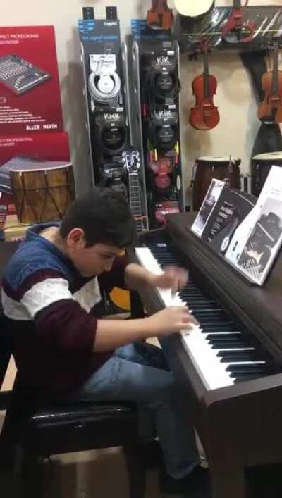 Charles Aznavour - La Boheme. By this talented Armenian kid
