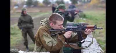 New shooter learning recoil management in three quick stages on a beautiful AK