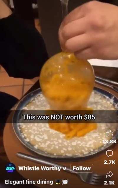 Some restaurants are going too far these days 