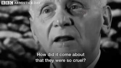 German WW1 veteran describes killing French soldier during bayonet charge [BBC]