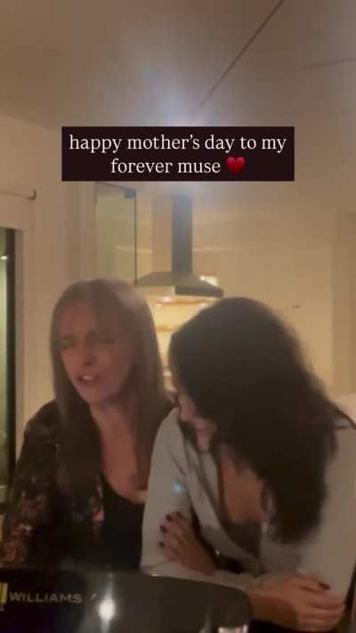 Camila With Her Mother For Mother's Day 2025.