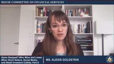 Goldstein hinting at price manipulation through “over the counter” trading between big players.