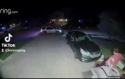 Robbery stopped by armed neighbor 