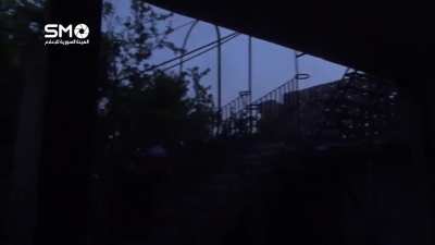 Scenes from fighting between the FSA & SAA in Qaboun, Damascus - 2017