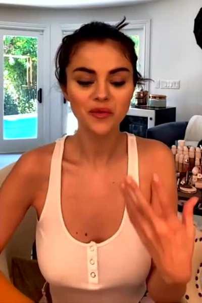 Does she ever wear a bra?