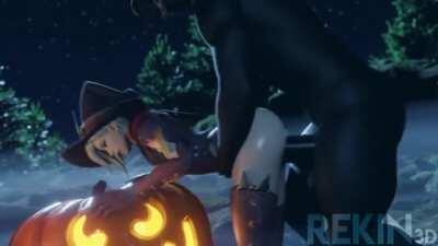 Mercy Fucked By Horseman (Rekin3D) [Overwatch]