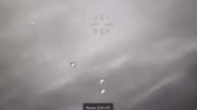 Edit from today’s release shows three orbs coming off a UAP, slowed and zoomed.