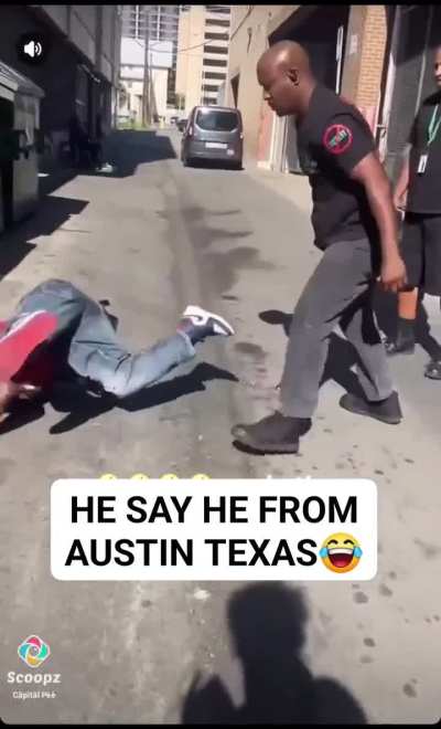 He said he’s from Austin Texas!!!