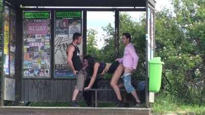 well, the bus was late...