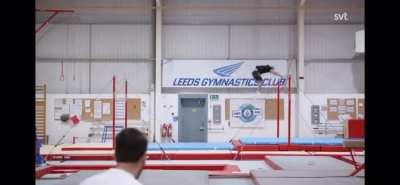 British gymnast has shattered the world record for longest recorded backflip between horizontal bars. Ashley Watson managed to backflip an astonishing 5.87m