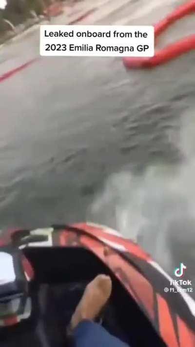 Leaked onboard from the 2023 Emilia Romagna GP