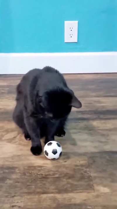 Chasing goals like his idol Messi!