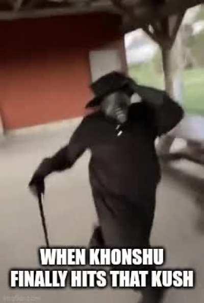 Looks like he really needed it