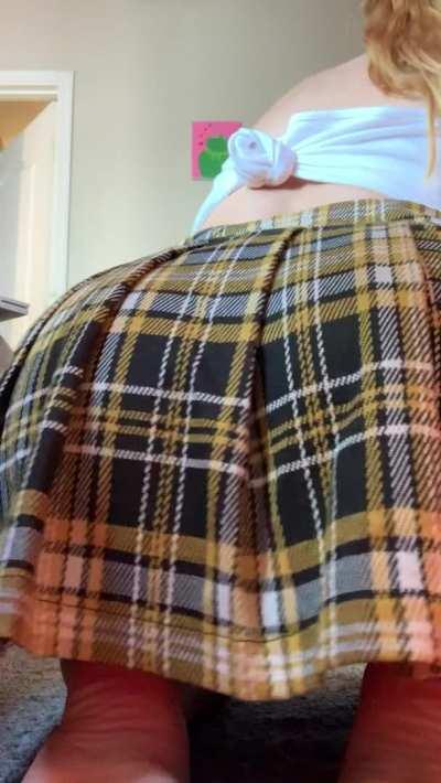 Are we fucking with the skirt on or off?