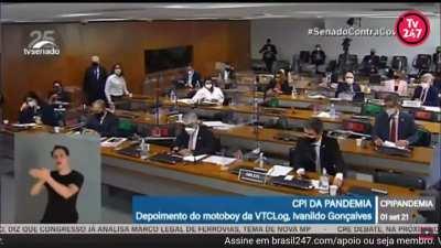 CPI da Covid - Heinze reclama que seu nome não está na lista para falar e Omar responde: ‘O senhor está reclamando comigo? Presidente nunca tem culpa de nada! Não vê aí o nosso? A energia está cara, não é culpa dele. A gasolina está cara, não é culpa dele