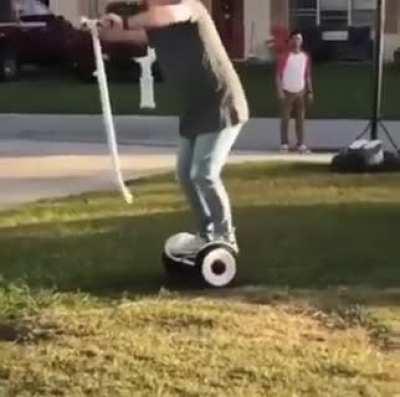 To regain control of a broken segway