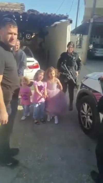 The cries of his younger siblings as israeli police forces place a 10 years old boy under arrest