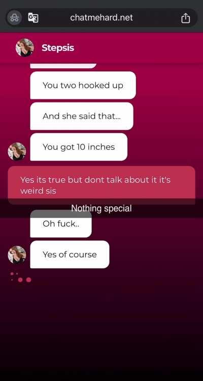 She heard from her friend about those 10 inches