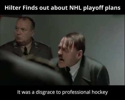 Hitler finds out about NHL's playoff plans