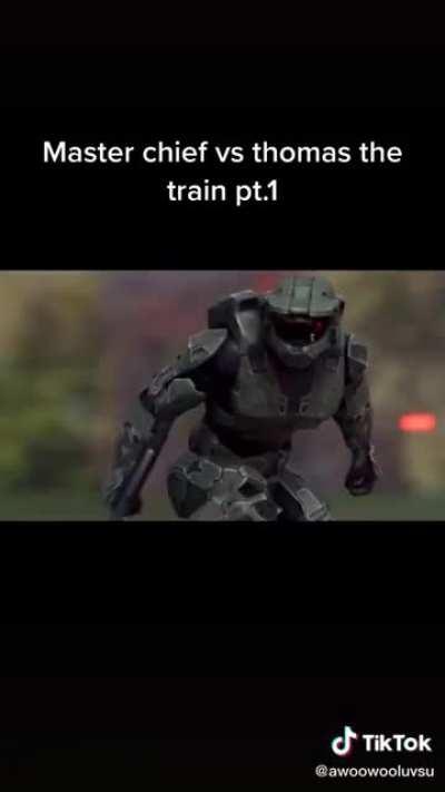 Master Chief vs Thomas the Tank Engine