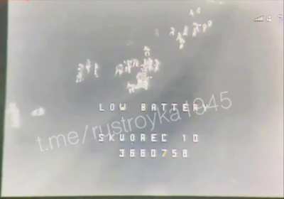 russian fpv drone hits a group of unarmed Ukrainian soldiers somewhere in kursk 
