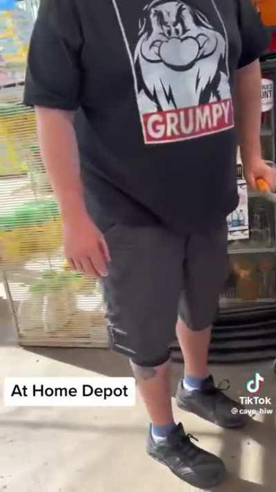 Home Depot employee quits his job after having a dispute with a customer