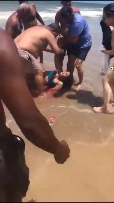 Two shark attacks happened in Recife - Brazil this week, one day after another. The beach is full of signs and warnings since 2021, but people keep ignoring them.