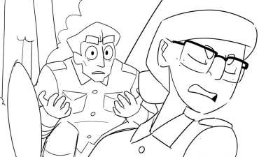 I've made a funny animatic with two of our Investigators based on our Call of Cthulhu campaign! It's based on the Bolivia chapter of The Two Headed Serpent.