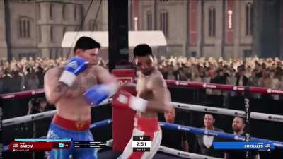 He couldn’t stop that left hook 🪝