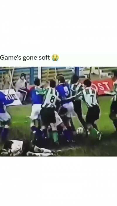 The game has gone soft on us 