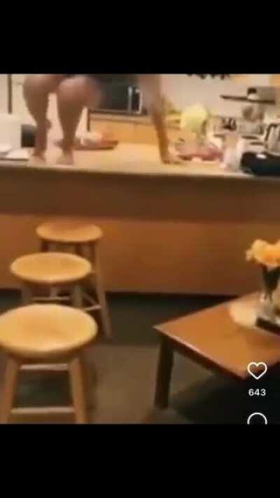 HMC while I walk across these stools