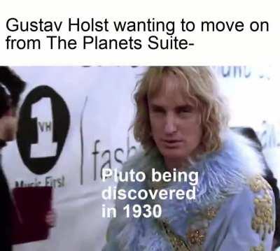 Nobody was sick of the Planets Suite more than the guy who composed it.