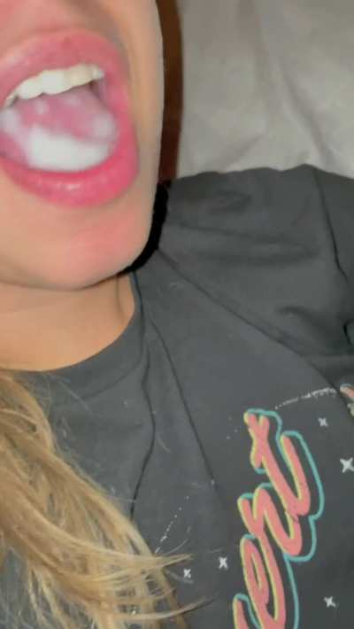 Wearing my fav swallowing shirt 😛