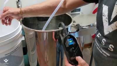 How to do a transfer from a kettle to a fermentor?