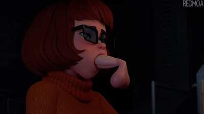 Velma giving a 